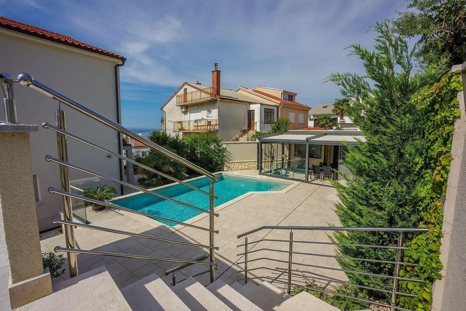 Malerisches Apartment Nur 500 Meter Zum Strand Mit Pool, Gym, Sauna Crikvenica 0*,