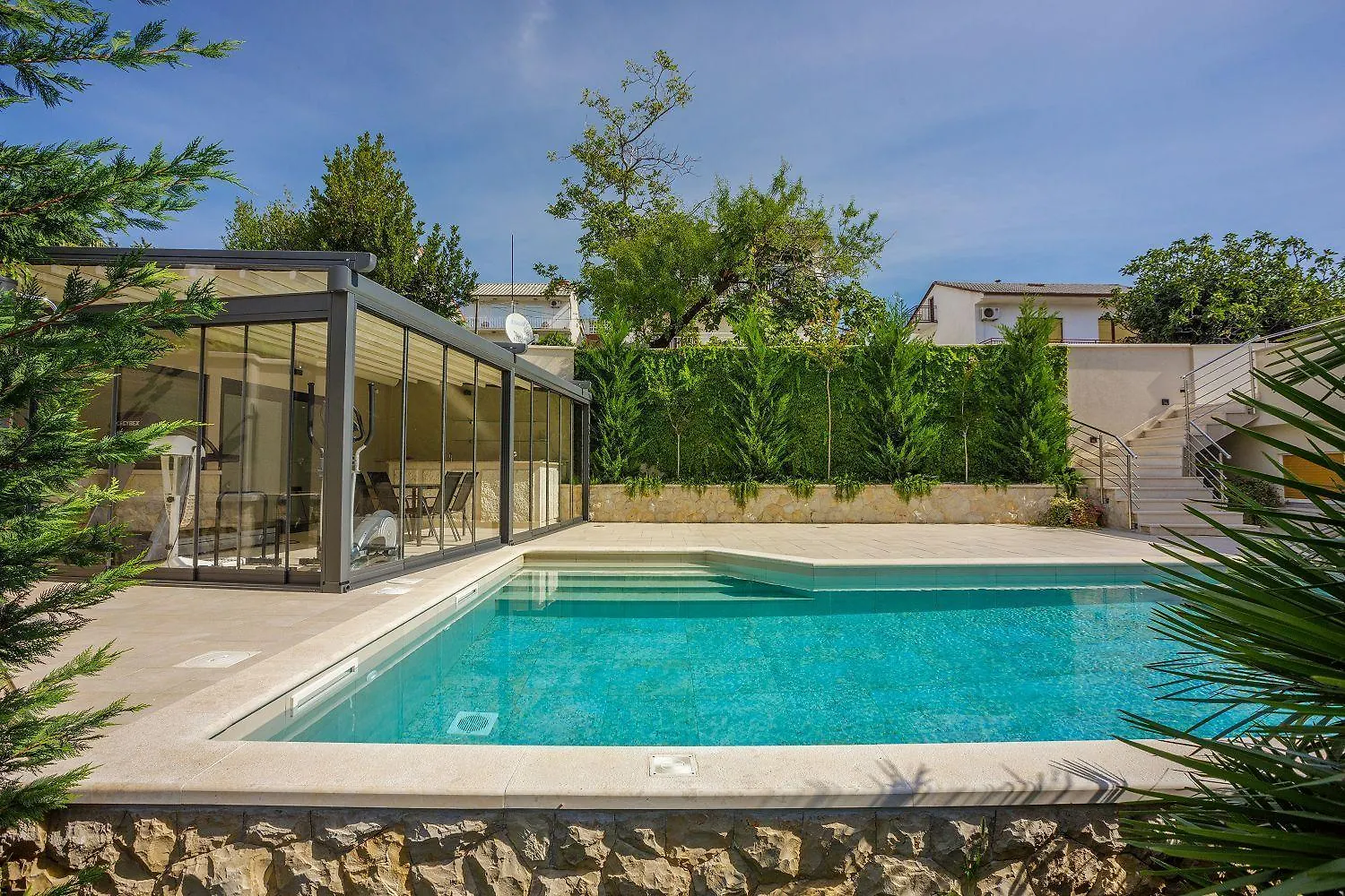 Malerisches Apartment Nur 500 Meter Zum Strand Mit Pool, Gym, Sauna Crikvenica 0*,